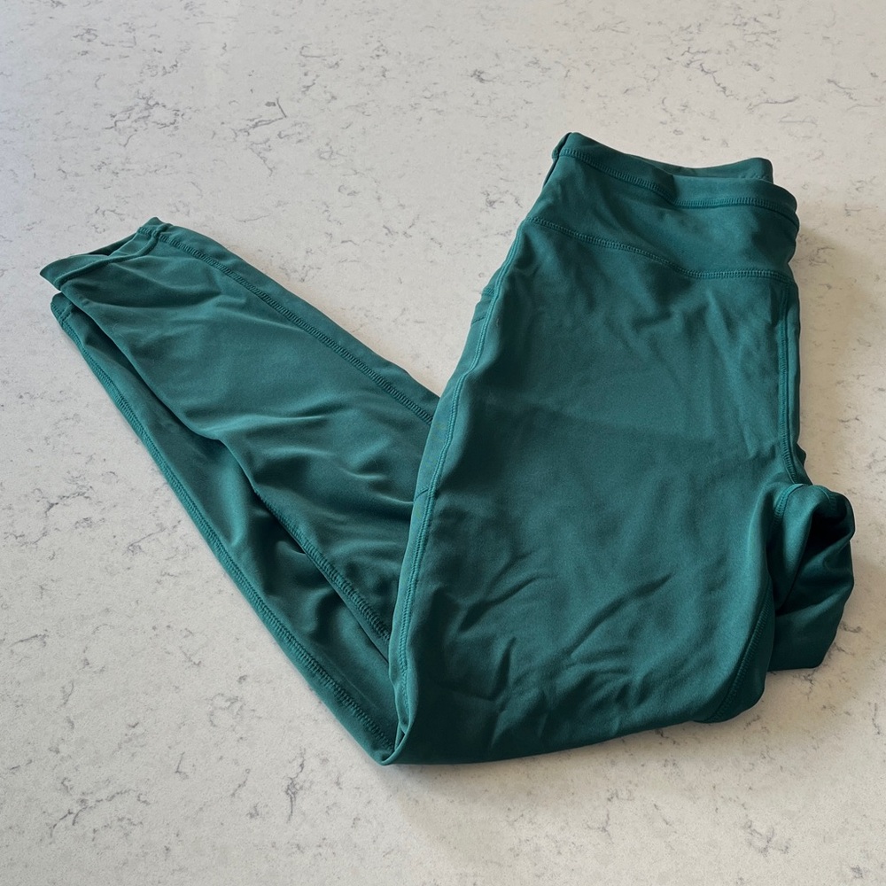 NWOT Pop Fit High-Waist Teal Workout Leggings size Medium